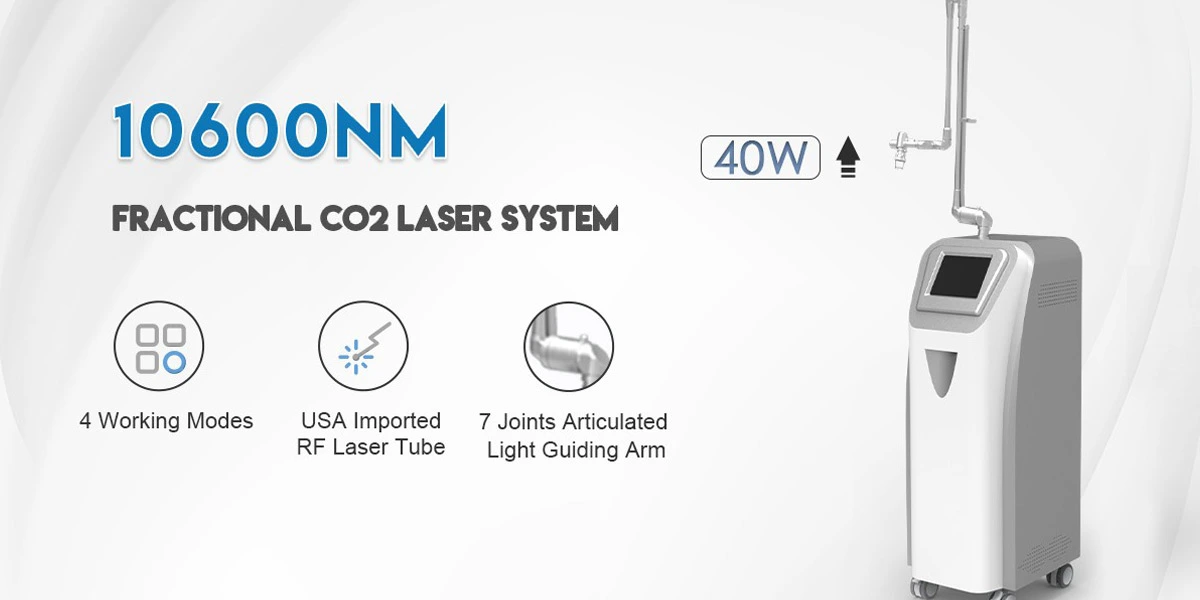 Fractionale medizinische CO2-Lasermaschine Video