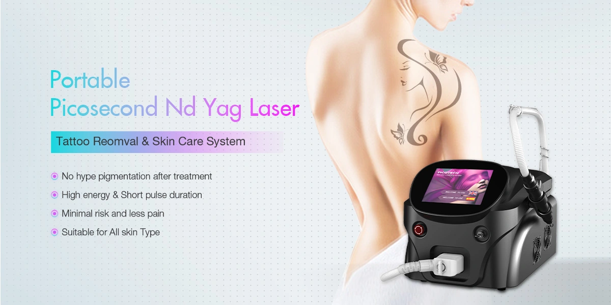 Tragbare Pico Laser Tattoo Entfernung Maschine Video