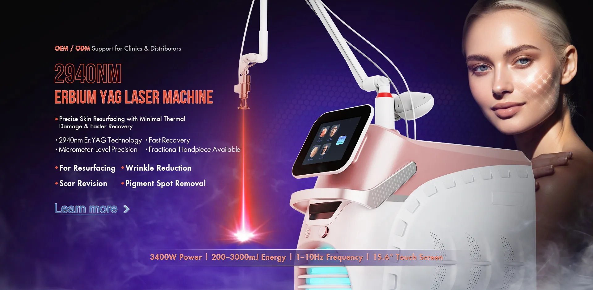 Warum die 2940nm ER: YAG-Plattform von SANHE Laser eine starke Markte kennung aufgebaut hat